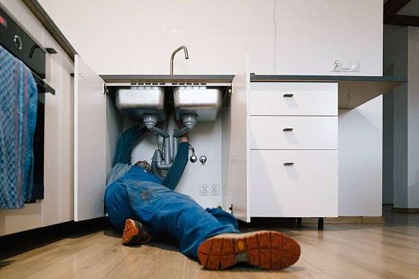Professional Emergency Plumber technician working in Connoquenessing, PA